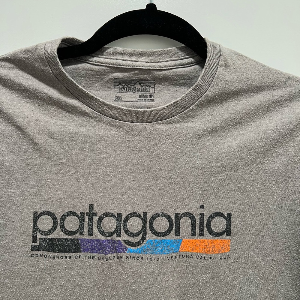 Patagonia Men's Grey Conquerors of the Useless T-Shirt